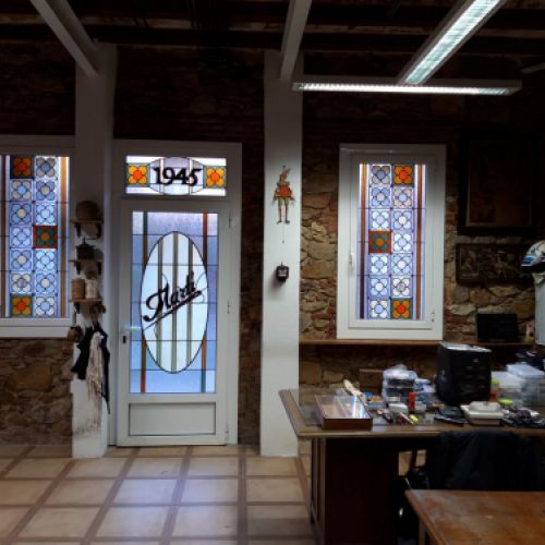 Vitral para Martí 1945   Taller camisería Barcelona